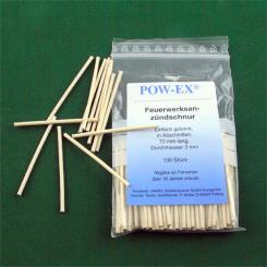 Feuerwerks - Anzündschnur, 50 mm lang, 3 mm 